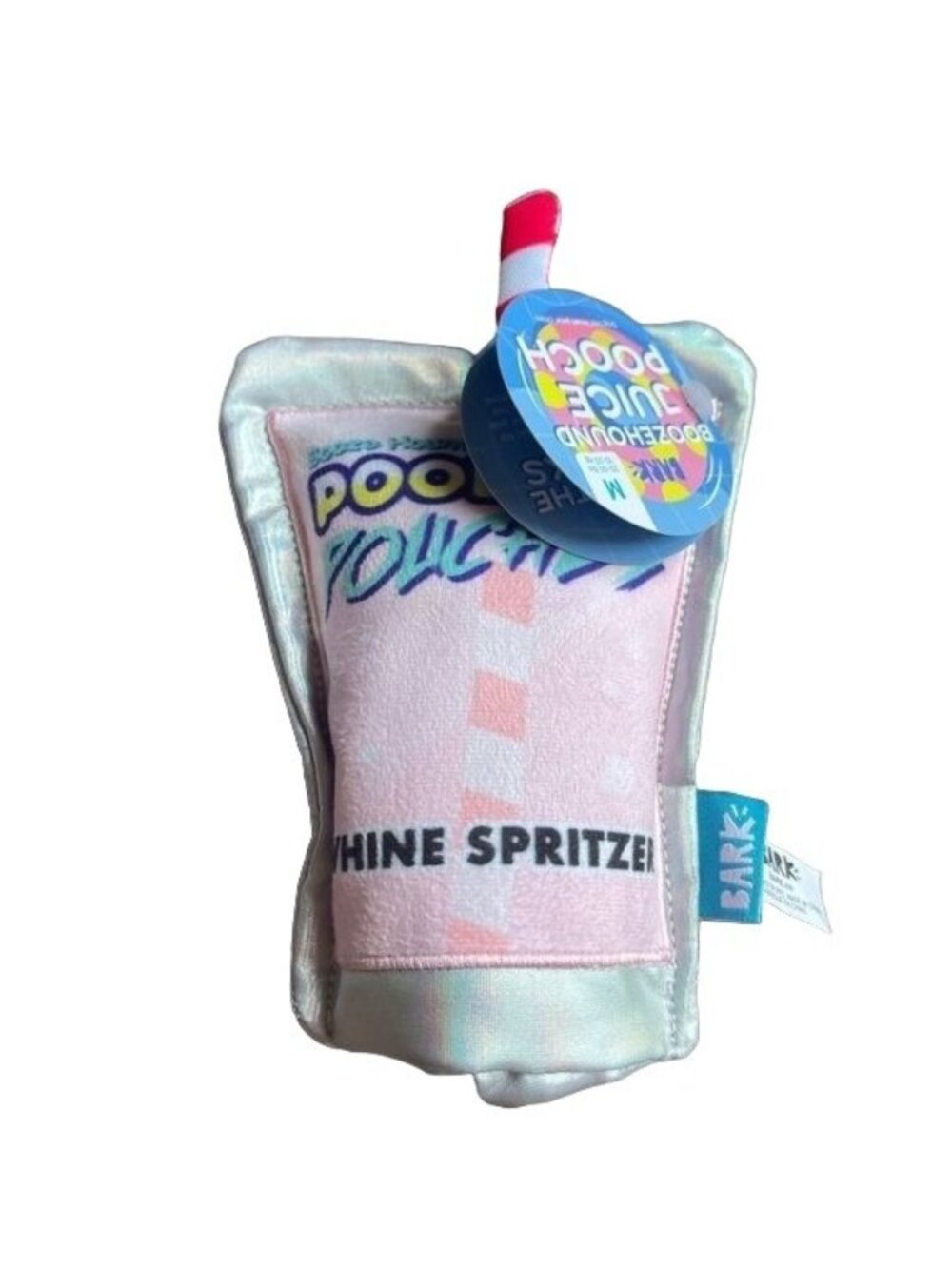 Bark Dog Toy Juice Pooch Box Squeaker Crinkle Pool Boy Summer Theme Néw